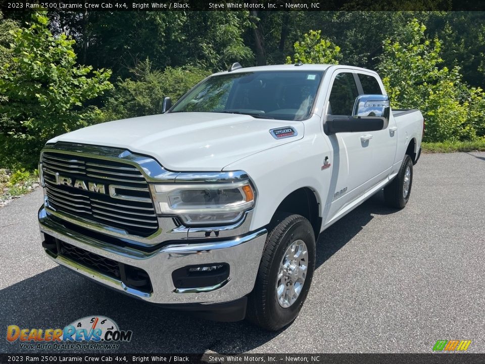 2023 Ram 2500 Laramie Crew Cab 4x4 Bright White / Black Photo #2