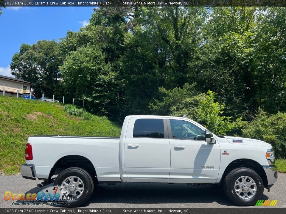 2023 Ram 2500 Laramie Crew Cab 4x4 Bright White / Black Photo #5