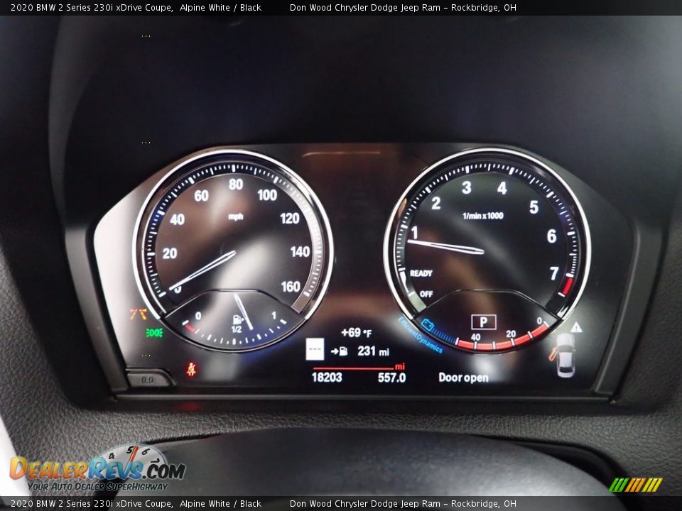 2020 BMW 2 Series 230i xDrive Coupe Alpine White / Black Photo #22