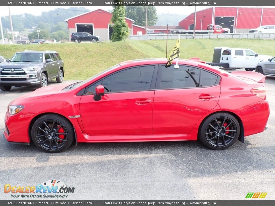 Pure Red 2020 Subaru WRX Limited Photo #2