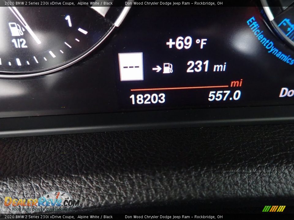 2020 BMW 2 Series 230i xDrive Coupe Alpine White / Black Photo #34