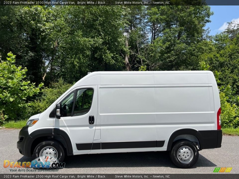 2023 Ram ProMaster 1500 High Roof Cargo Van Bright White / Black Photo #1