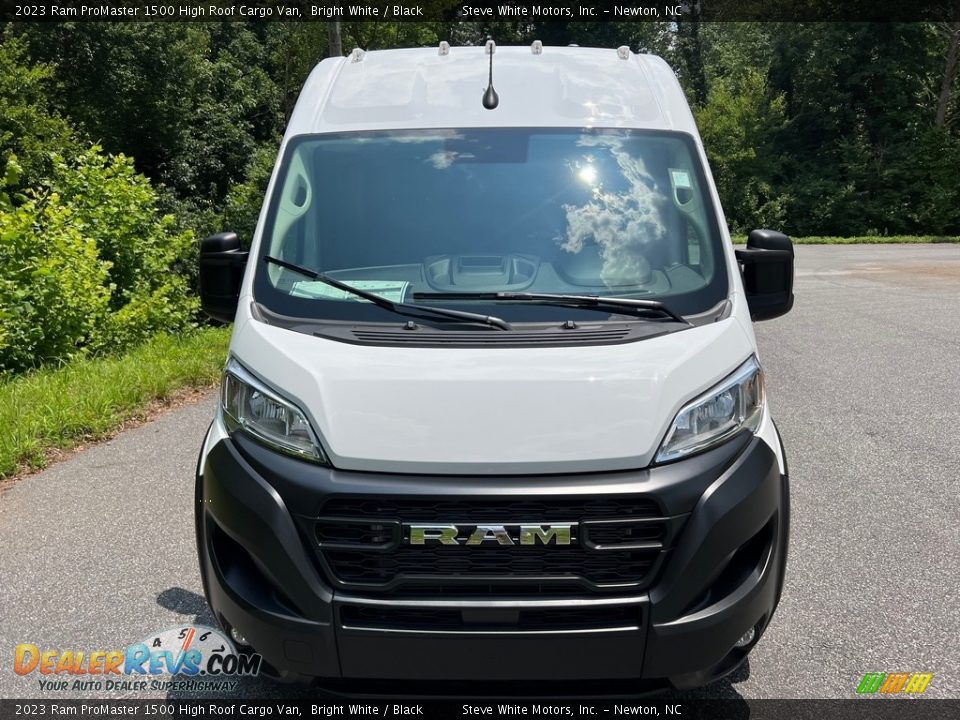 2023 Ram ProMaster 1500 High Roof Cargo Van Bright White / Black Photo #3