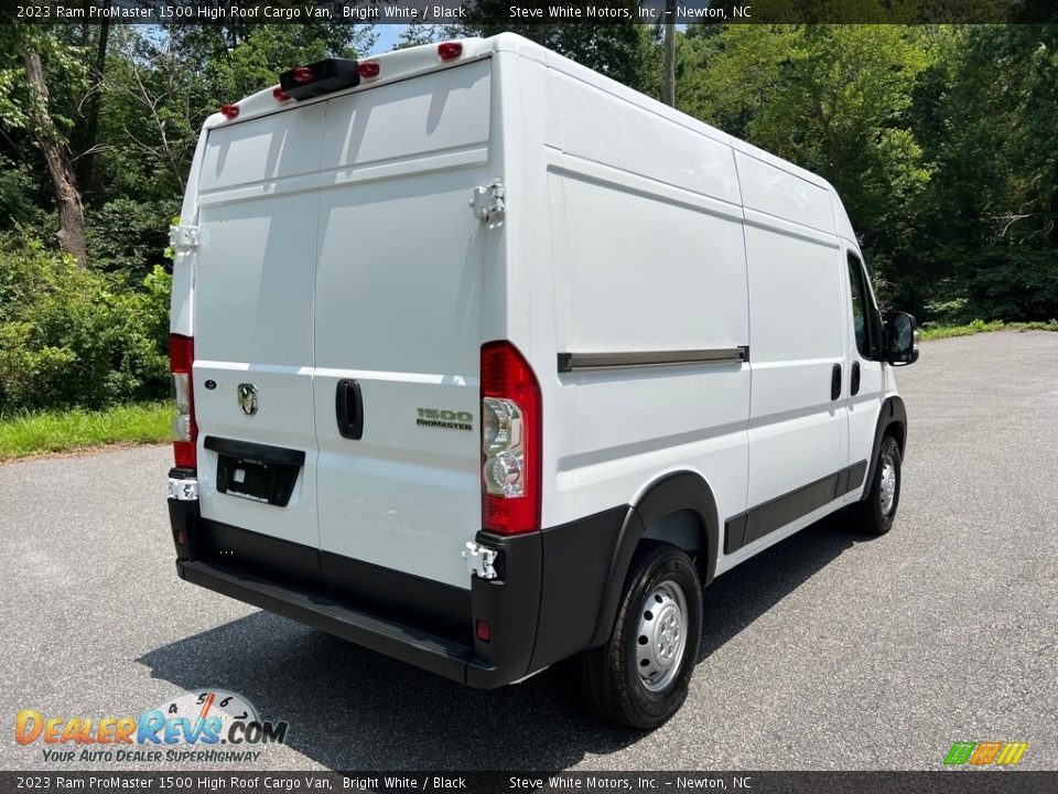 2023 Ram ProMaster 1500 High Roof Cargo Van Bright White / Black Photo #6