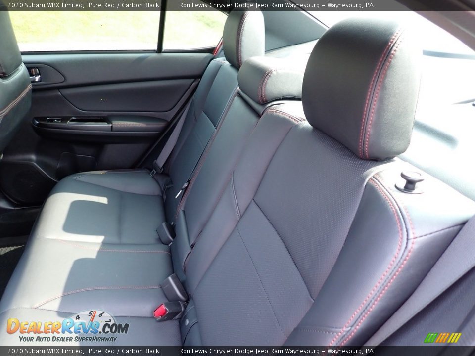 Rear Seat of 2020 Subaru WRX Limited Photo #12