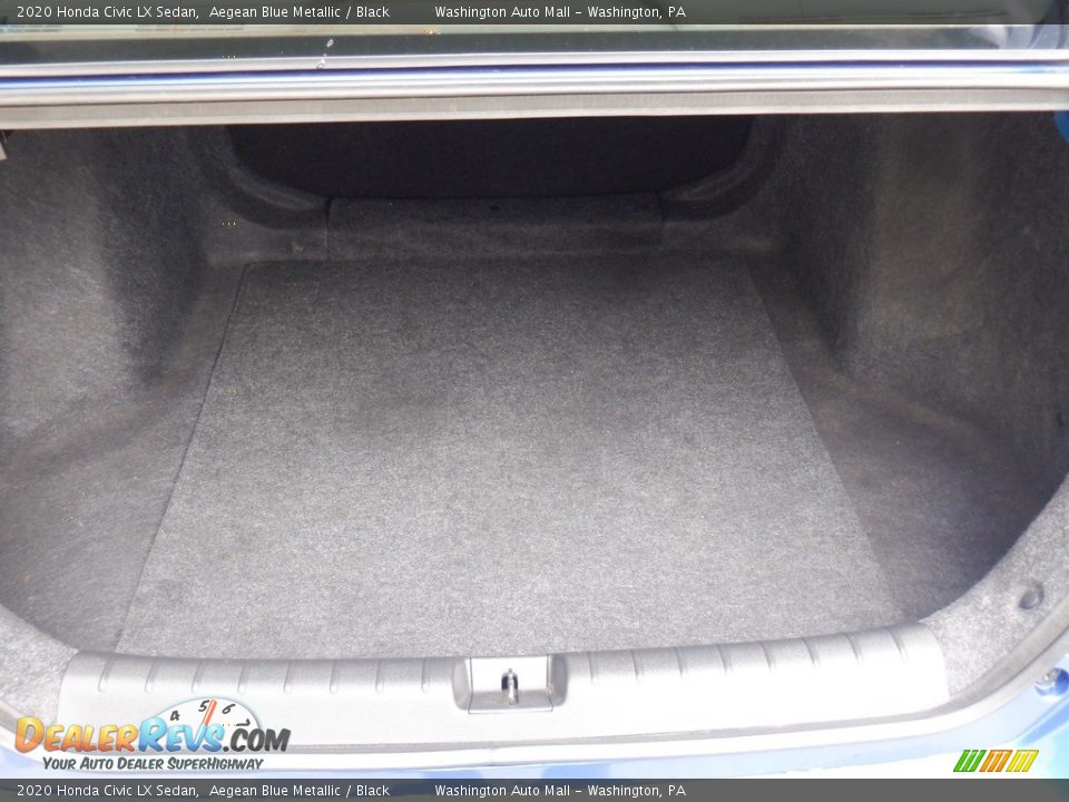 2020 Honda Civic LX Sedan Aegean Blue Metallic / Black Photo #23