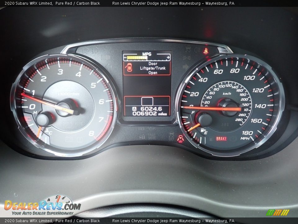 2020 Subaru WRX Limited Gauges Photo #20