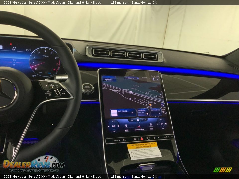 Controls of 2023 Mercedes-Benz S 500 4Matic Sedan Photo #13