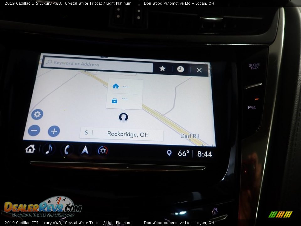 2019 Cadillac CTS Luxury AWD Crystal White Tricoat / Light Platinum Photo #6