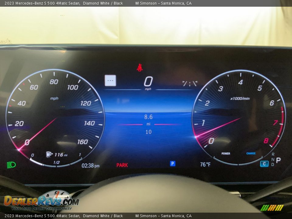 2023 Mercedes-Benz S 500 4Matic Sedan Gauges Photo #16