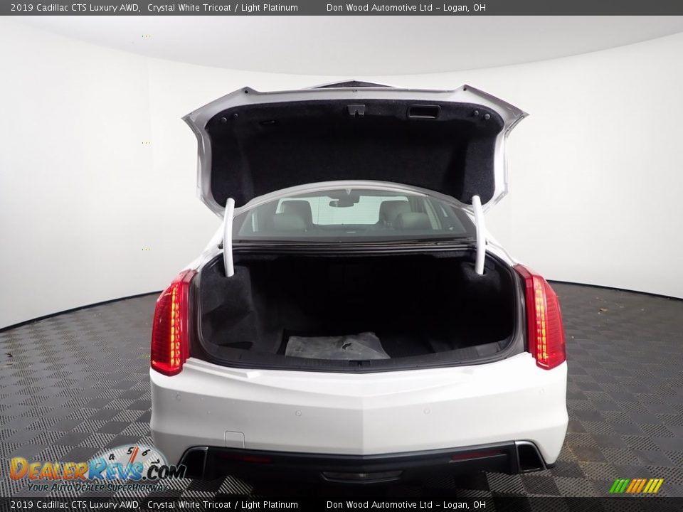 2019 Cadillac CTS Luxury AWD Crystal White Tricoat / Light Platinum Photo #11