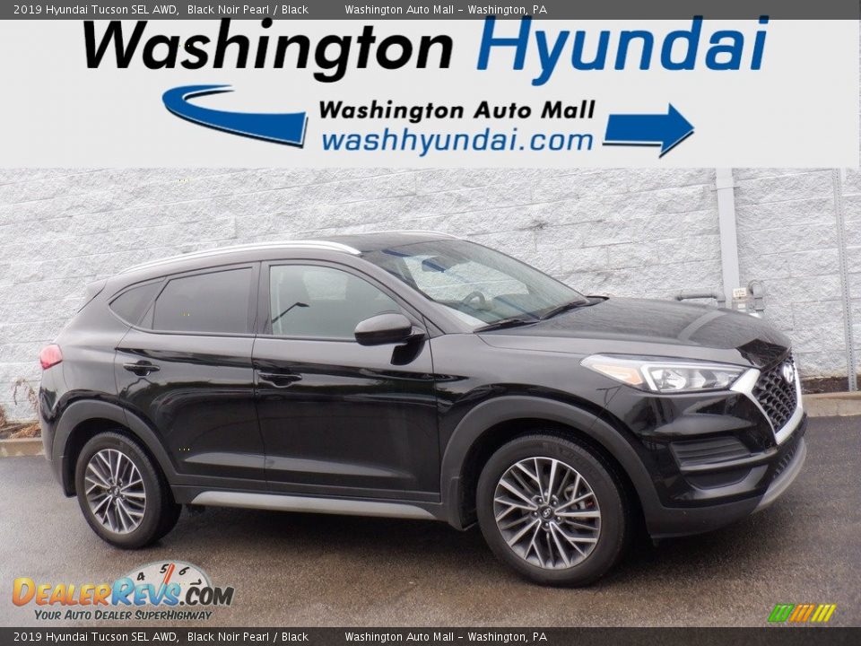 2019 Hyundai Tucson SEL AWD Black Noir Pearl / Black Photo #2