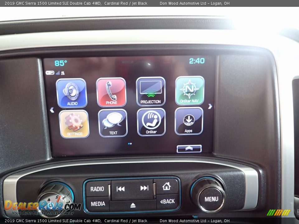 Controls of 2019 GMC Sierra 1500 Limited SLE Double Cab 4WD Photo #2