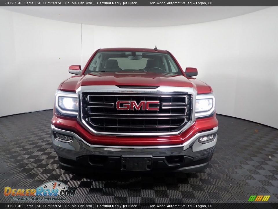 2019 GMC Sierra 1500 Limited SLE Double Cab 4WD Cardinal Red / Jet Black Photo #5