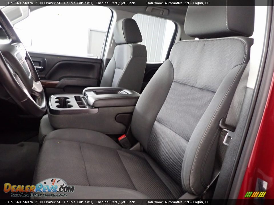 Front Seat of 2019 GMC Sierra 1500 Limited SLE Double Cab 4WD Photo #14