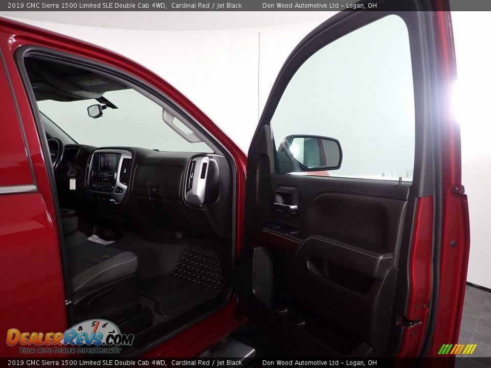 2019 GMC Sierra 1500 Limited SLE Double Cab 4WD Cardinal Red / Jet Black Photo #25
