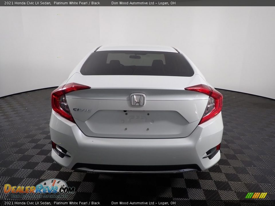 2021 Honda Civic LX Sedan Platinum White Pearl / Black Photo #7