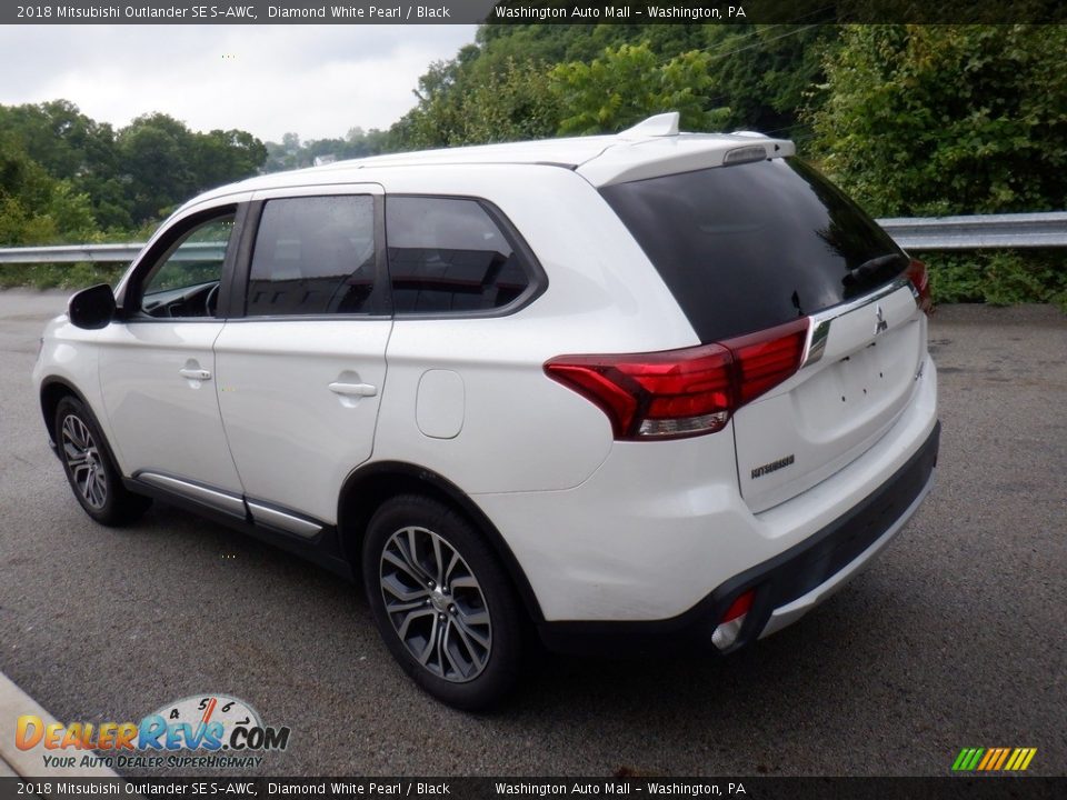 2018 Mitsubishi Outlander SE S-AWC Diamond White Pearl / Black Photo #12