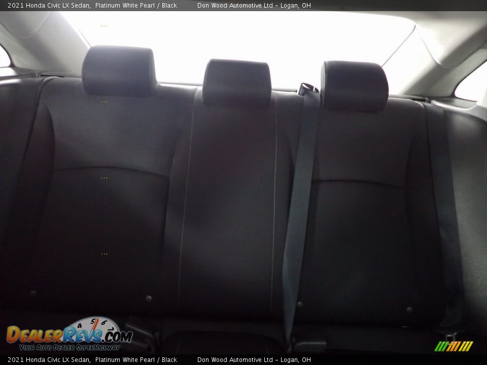 2021 Honda Civic LX Sedan Platinum White Pearl / Black Photo #19
