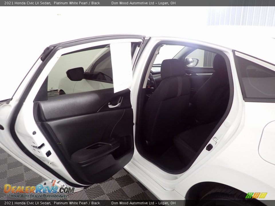 2021 Honda Civic LX Sedan Platinum White Pearl / Black Photo #20