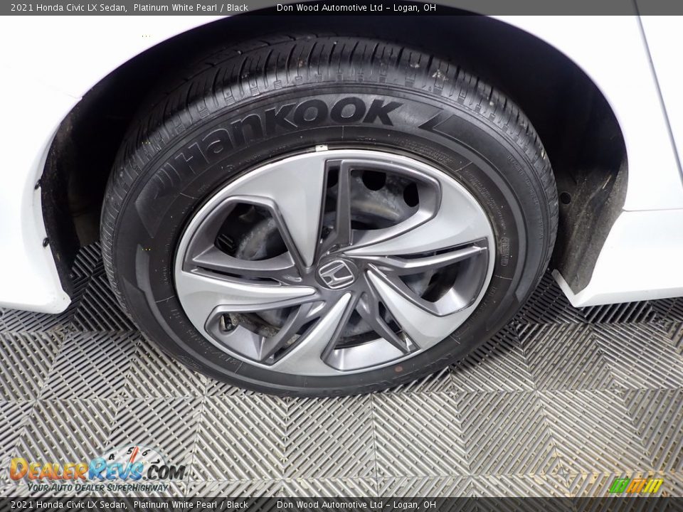 2021 Honda Civic LX Sedan Platinum White Pearl / Black Photo #27