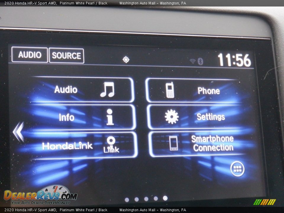 2020 Honda HR-V Sport AWD Platinum White Pearl / Black Photo #17