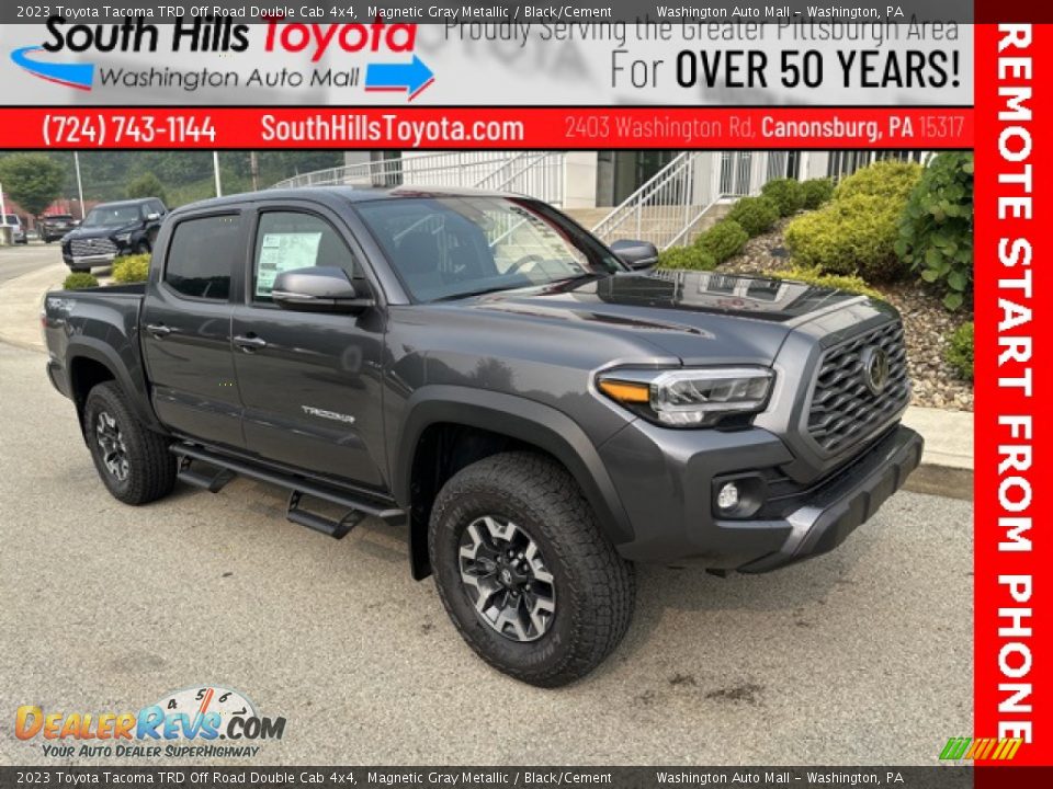 2023 Toyota Tacoma TRD Off Road Double Cab 4x4 Magnetic Gray Metallic / Black/Cement Photo #1