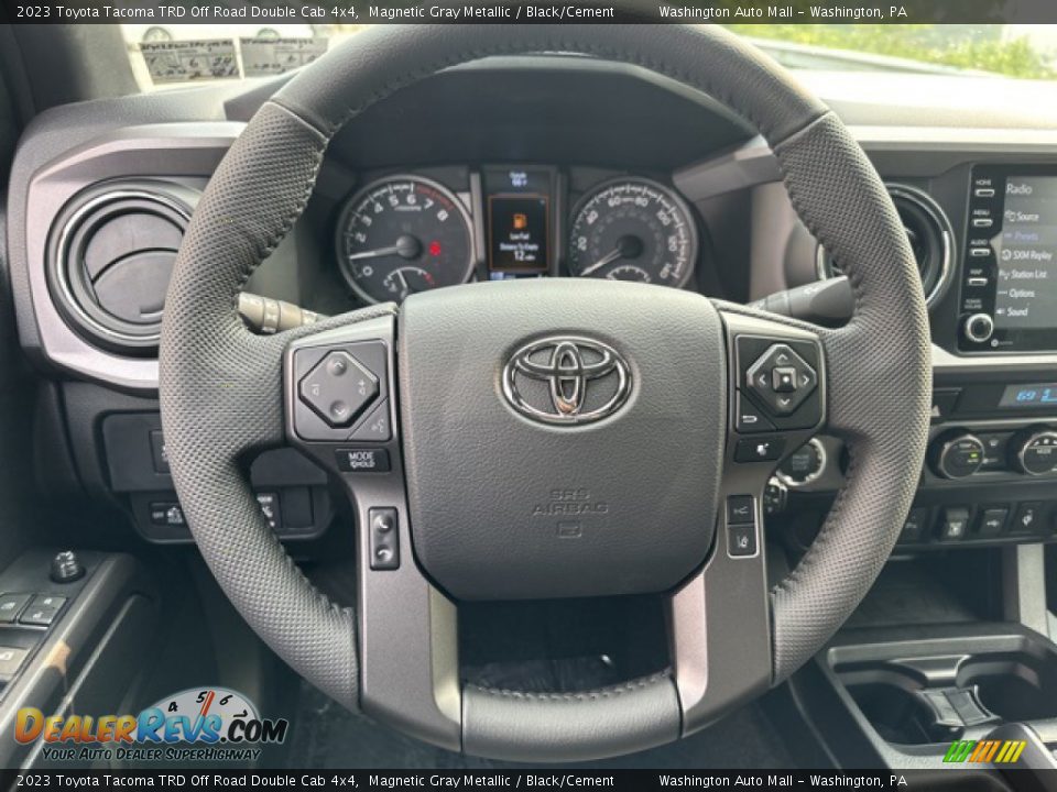 2023 Toyota Tacoma TRD Off Road Double Cab 4x4 Steering Wheel Photo #10