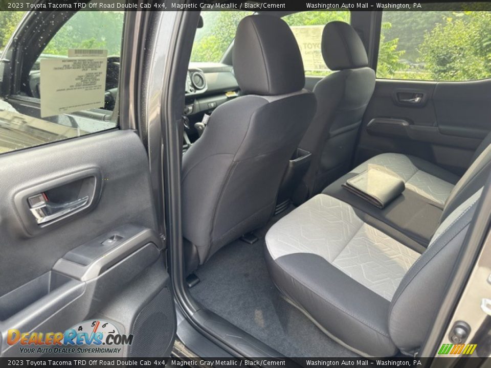 Rear Seat of 2023 Toyota Tacoma TRD Off Road Double Cab 4x4 Photo #18