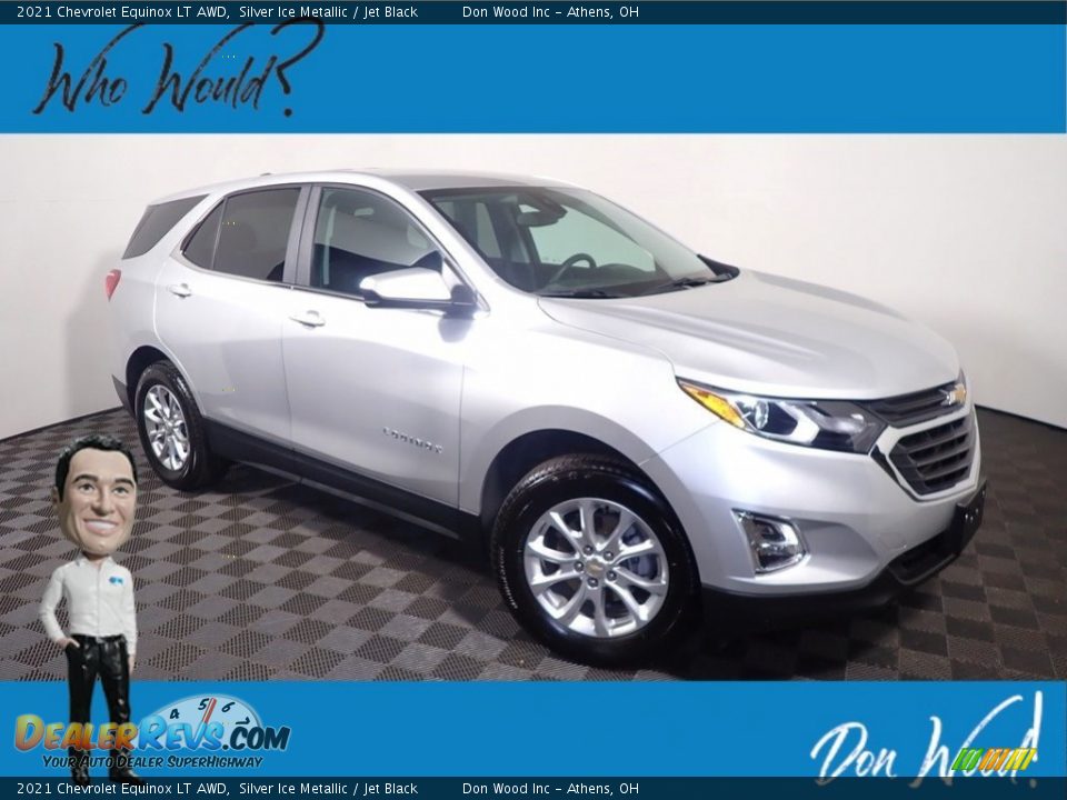2021 Chevrolet Equinox LT AWD Silver Ice Metallic / Jet Black Photo #1
