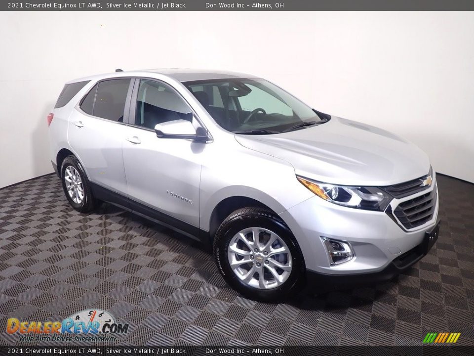 2021 Chevrolet Equinox LT AWD Silver Ice Metallic / Jet Black Photo #3