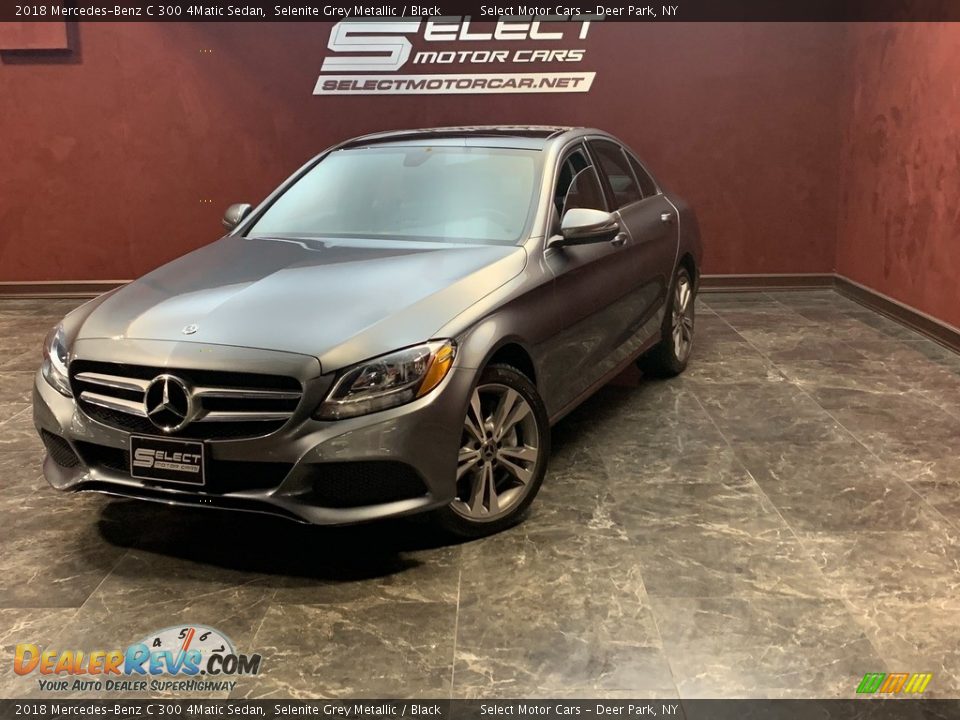 2018 Mercedes-Benz C 300 4Matic Sedan Selenite Grey Metallic / Black Photo #1