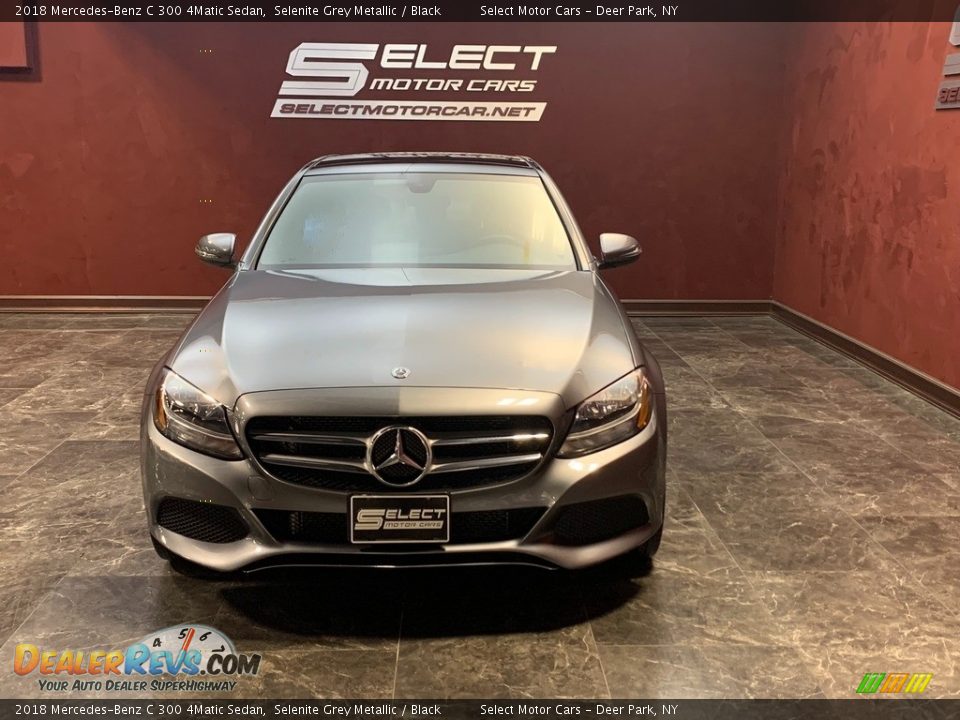 2018 Mercedes-Benz C 300 4Matic Sedan Selenite Grey Metallic / Black Photo #2