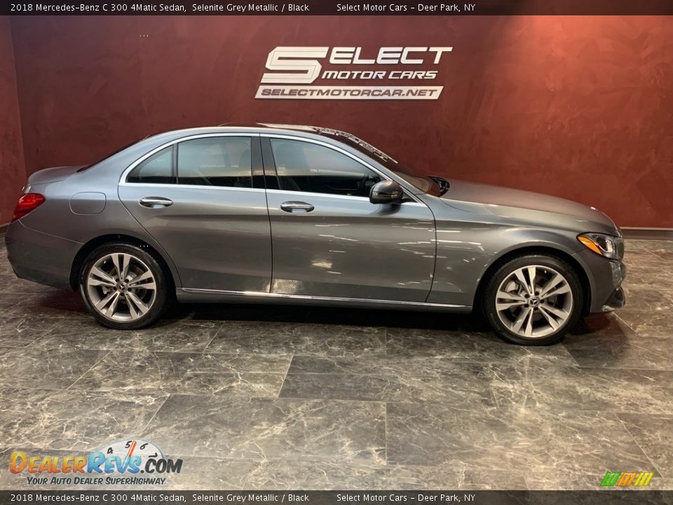 Selenite Grey Metallic 2018 Mercedes-Benz C 300 4Matic Sedan Photo #4