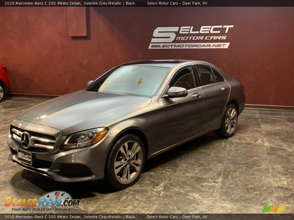 2018 Mercedes-Benz C 300 4Matic Sedan Selenite Grey Metallic / Black Photo #6