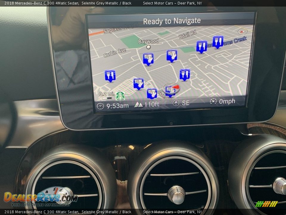 2018 Mercedes-Benz C 300 4Matic Sedan Selenite Grey Metallic / Black Photo #11