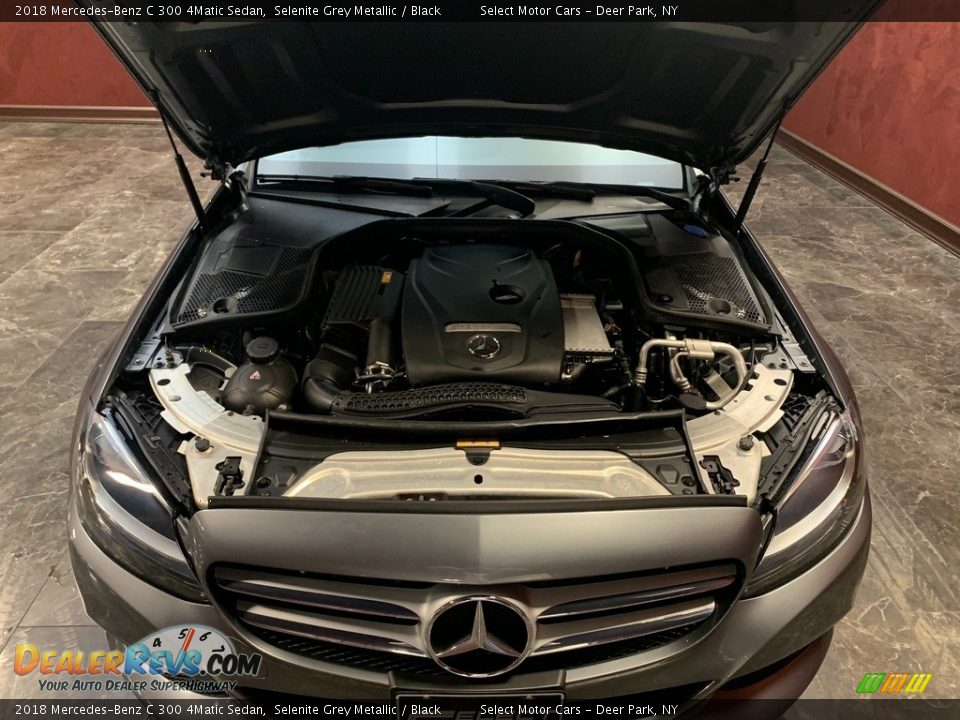 2018 Mercedes-Benz C 300 4Matic Sedan Selenite Grey Metallic / Black Photo #16