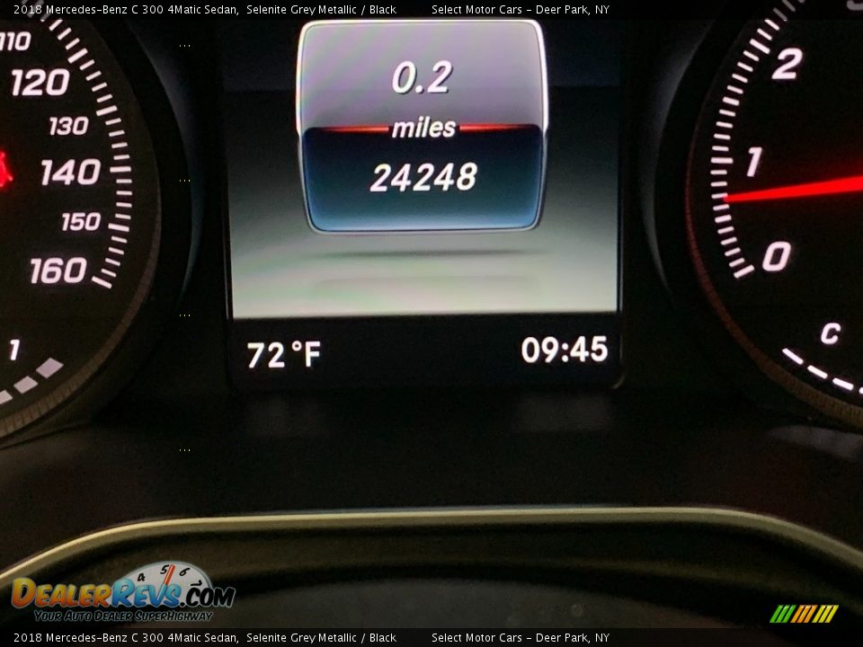 2018 Mercedes-Benz C 300 4Matic Sedan Selenite Grey Metallic / Black Photo #17