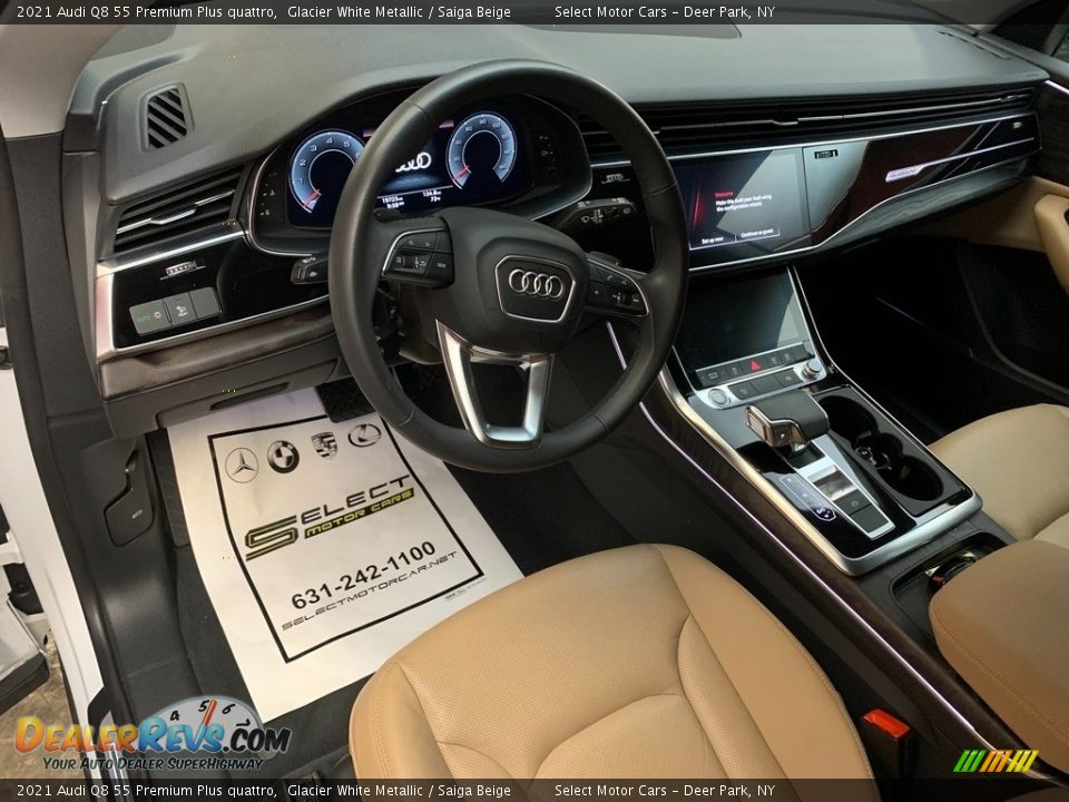 Saiga Beige Interior - 2021 Audi Q8 55 Premium Plus quattro Photo #11