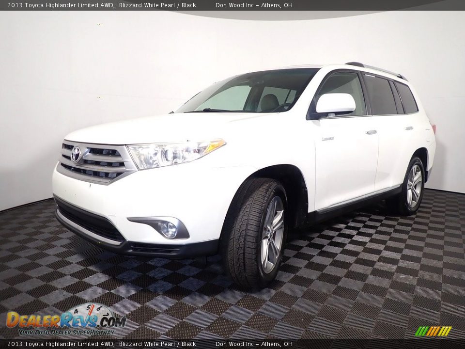 2013 Toyota Highlander Limited 4WD Blizzard White Pearl / Black Photo #12