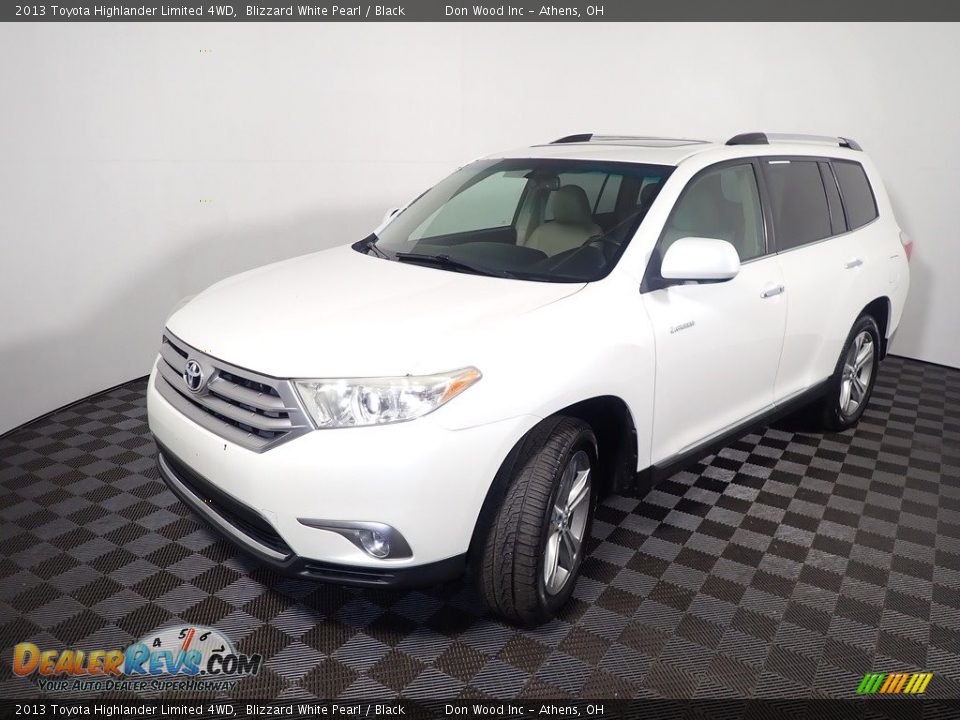 2013 Toyota Highlander Limited 4WD Blizzard White Pearl / Black Photo #13