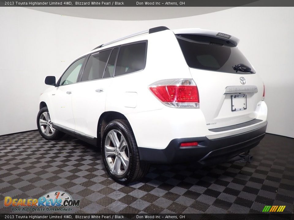 2013 Toyota Highlander Limited 4WD Blizzard White Pearl / Black Photo #14