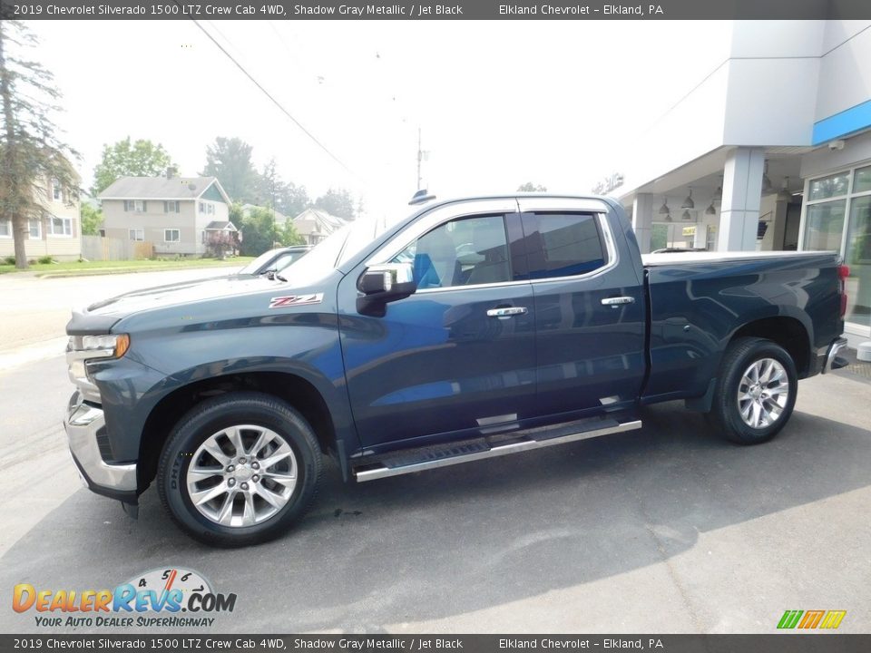 2019 Chevrolet Silverado 1500 LTZ Crew Cab 4WD Shadow Gray Metallic / Jet Black Photo #1