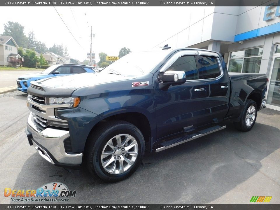 2019 Chevrolet Silverado 1500 LTZ Crew Cab 4WD Shadow Gray Metallic / Jet Black Photo #2