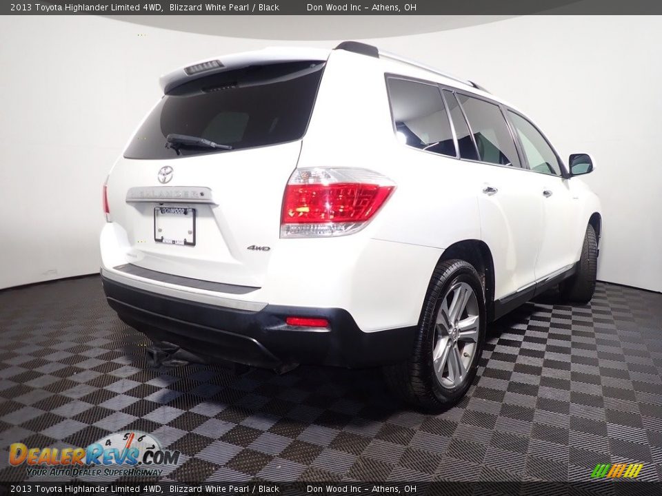 2013 Toyota Highlander Limited 4WD Blizzard White Pearl / Black Photo #20