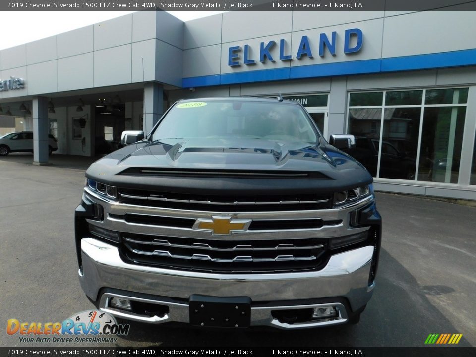 2019 Chevrolet Silverado 1500 LTZ Crew Cab 4WD Shadow Gray Metallic / Jet Black Photo #4