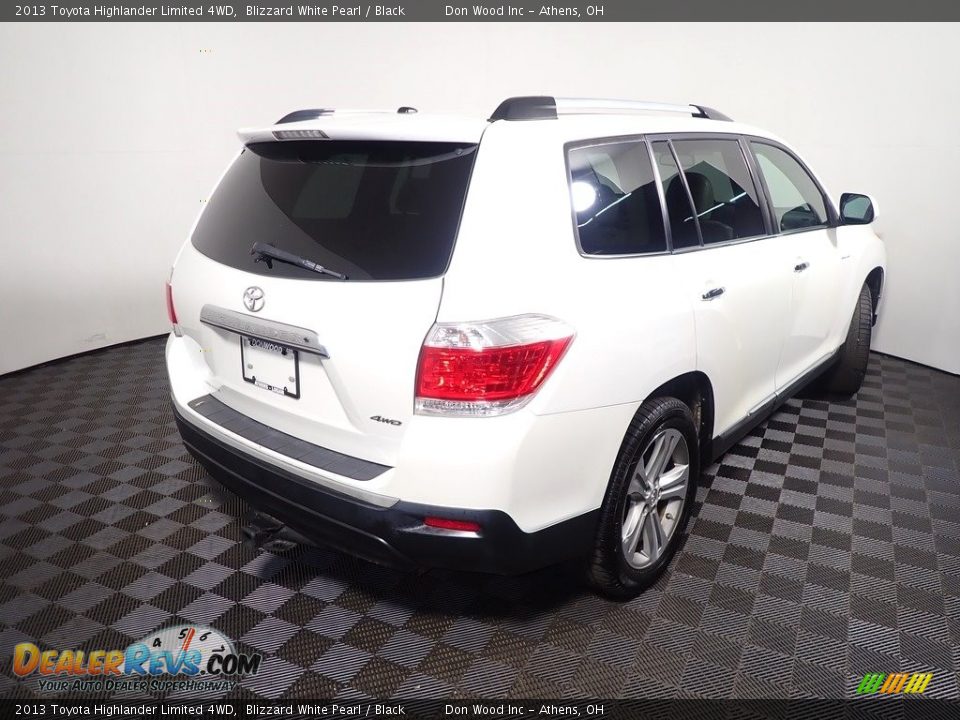 2013 Toyota Highlander Limited 4WD Blizzard White Pearl / Black Photo #21