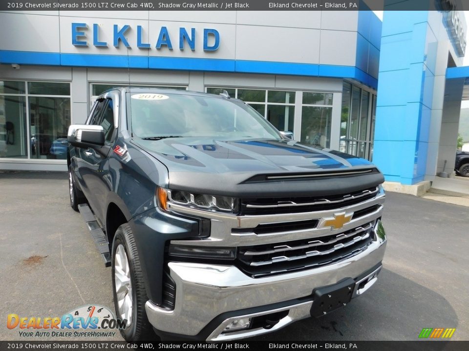 2019 Chevrolet Silverado 1500 LTZ Crew Cab 4WD Shadow Gray Metallic / Jet Black Photo #5