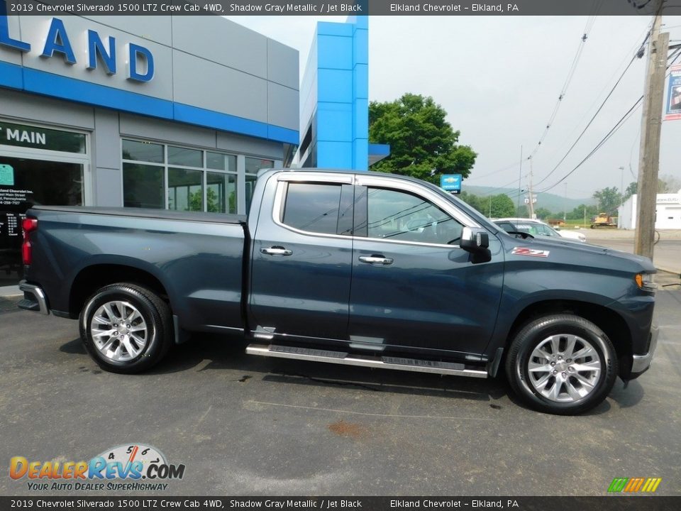 2019 Chevrolet Silverado 1500 LTZ Crew Cab 4WD Shadow Gray Metallic / Jet Black Photo #8