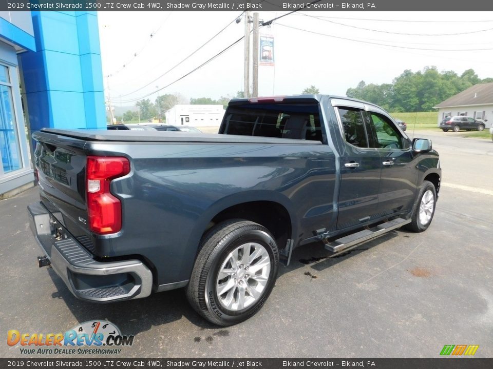 2019 Chevrolet Silverado 1500 LTZ Crew Cab 4WD Shadow Gray Metallic / Jet Black Photo #10